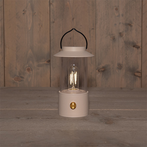 Oplaadbare lantaarn | 3000-6000K | Dimbaar | IP44 | Zandkleur LCO00424 - 1