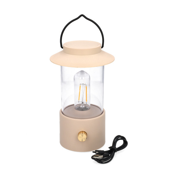 Oplaadbare lantaarn | 3000-6000K | Dimbaar | IP44 | Zandkleur LCO00424 - 3