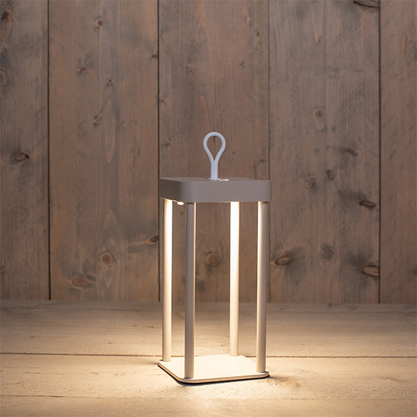 Oplaadbare lantaarn | 3000-6000K | Dimbaar | IP44 | Zandkleur LCO00429 - 1