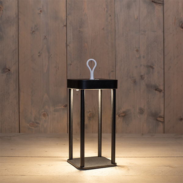 Anna Collection Oplaadbare lantaarn | 3000-6000K | Dimbaar | IP44 | Zwart  LCO00426 - 1