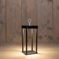 Anna Collection Oplaadbare lantaarn | 3000-6000K | Dimbaar | IP44 | Zwart  LCO00426