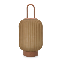 Oplaadbare lantaarn | 33 cm | 3000-6000K | Dimbaar | IP44 | Glas | Terracotta LCO00630