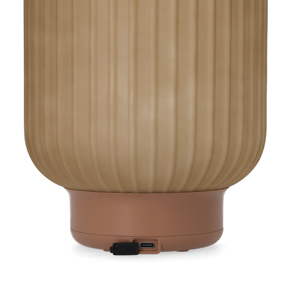 Oplaadbare lantaarn | 33 cm | 3000-6000K | Dimbaar | IP44 | Glas | Terracotta LCO00630 - 2