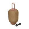 Oplaadbare lantaarn | 33 cm | 3000-6000K | Dimbaar | IP44 | Glas | Terracotta LCO00630 - 3