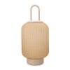Oplaadbare lantaarn | 33 cm | 3000-6000K | Dimbaar | IP44 | Glas | Zand LCO00629 - 1