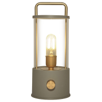 Oplaadbare lantaarn modern | 25 cm | 3000-6000K | Dimbaar | IP44 | Olijf Groen LCO00625