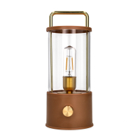 Oplaadbare lantaarn modern | 25 cm | 3000-6000K | Dimbaar | IP44 | Terracotta LCO00626