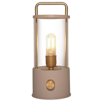 Oplaadbare lantaarn modern | 25 cm | 3000-6000K | Dimbaar | IP44 | Zand LCO00624