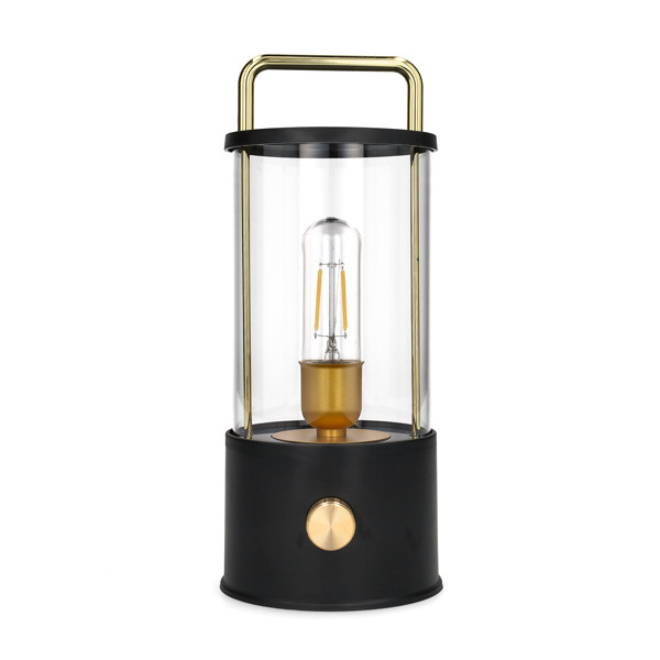 Oplaadbare lantaarn modern | 25 cm | 3000-6000K | Dimbaar | IP44 | Zwart LCO00621 - 1