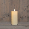 Oplaadbare led kaars 7,5 x 15 cm | Ivoor | Bewegende vlam