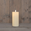 Oplaadbare led kaars 7,5 x 15 cm | Wit | Bewegende vlam