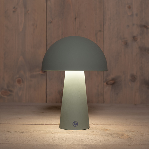 Anna Collection Oplaadbare tafellamp | 21 cm | 3000-6000K | Rond | Dimbaar | IP44 | Olijfgroen  LCO00415 - 1