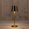 Oplaadbare tafellamp | 27.5 cm | 3000-6000K | Dimbaar | IP44 | Goud