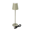Oplaadbare tafellamp | 27.5 cm | 3000-6000K | Dimbaar | IP44 | Olijf Groen LCO00618 - 3