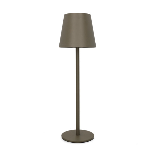 Oplaadbare tafellamp | 27.5 cm | 3000-6000K | Dimbaar | IP44 | Taupe LCO00399 - 1