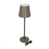 Oplaadbare tafellamp | 27.5 cm | 3000-6000K | Dimbaar | IP44 | Taupe LCO00399 - 3