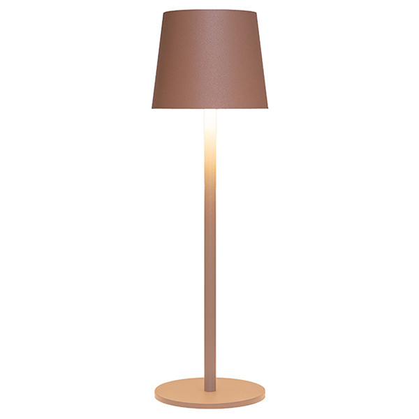 Oplaadbare tafellamp | 27.5 cm | 3000-6000K | Dimbaar | IP44 | Terracotta LCO00606 - 1