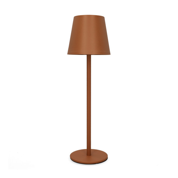 Oplaadbare tafellamp | 27.5 cm | 3000-6000K | Dimbaar | IP44 | Terracotta LCO00606 - 1