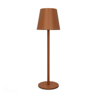 Oplaadbare tafellamp | 27.5 cm | 3000-6000K | Dimbaar | IP44 | Terracotta LCO00606