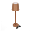 Oplaadbare tafellamp | 27.5 cm | 3000-6000K | Dimbaar | IP44 | Terracotta LCO00606 - 3