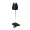 Oplaadbare tafellamp | 27.5 cm | 3000-6000K | Dimbaar | IP44 | Zwart LCO00614 - 3