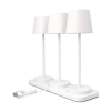 Oplaadbare tafellamp | 27.5 cm | 3000-6000K | Incl. oplaadstation | IP44 | 3 stuks | Wit LCO00632 - 3