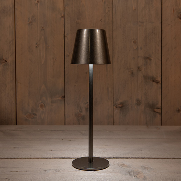 Oplaadbare tafellamp | 36.5 cm | 3000-6000K | Dimbaar | IP44 | Antraciet LCO00484 - 1