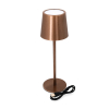 Oplaadbare tafellamp | 36.5 cm | 3000-6000K | Dimbaar | IP44 | Brons LCO00485 - 3