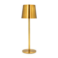 Oplaadbare tafellamp | 36.5 cm | 3000-6000K | Dimbaar | IP44 | Goud LCO00486