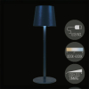Oplaadbare tafellamp | 36.5 cm | 3000-6000K | Dimbaar | IP44 | Metallic blauw