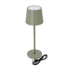 Oplaadbare tafellamp | 36.5 cm | 3000-6000K | Dimbaar | IP44 | Olijfgroen LCO00410 - 3