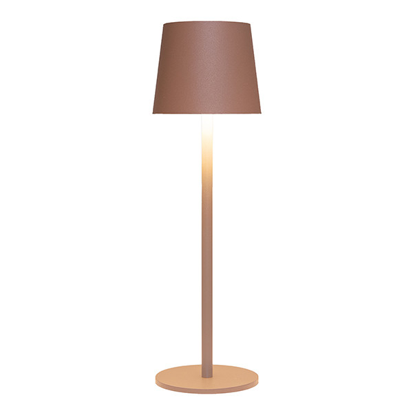 Oplaadbare tafellamp | 36.5 cm | 3000-6000K | Dimbaar | IP44 | Terracotta LCO00607 - 1