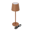 Oplaadbare tafellamp | 36.5 cm | 3000-6000K | Dimbaar | IP44 | Terracotta LCO00607 - 3