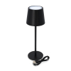 Oplaadbare tafellamp | 36.5 cm | 3000-6000K | Dimbaar | IP44 | Zwart LCO00404 - 3