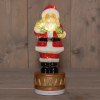 Sfeerlamp | Kerstman | Draaiend, op voet, USB-C | 10,5 x 9,5 x 26 cm | Rood/Wit LCO00711 - 1