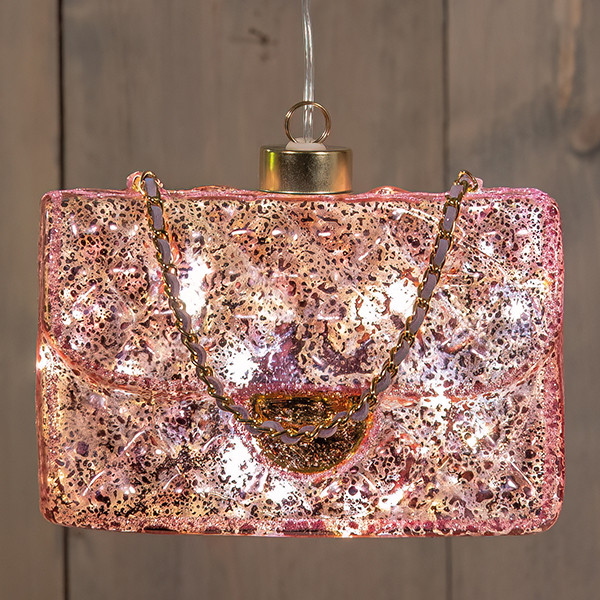Sfeerlamp | Tasje | 14,9 x 6 x 10,5 cm | Roze LCO00714 - 1