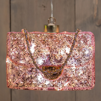 Sfeerlamp | Tasje | 14,9 x 6 x 10,5 cm | Roze LCO00714