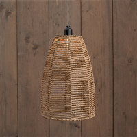 Anna Collection Solar Hanglamp | Naturel | 20 x 30.5 cm | 3 meter snoer met clip | IP44  LCO00458