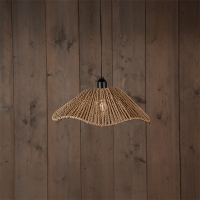Anna Collection Solar Hanglamp | Naturel | 30 x 10 cm | 3 meter snoer met clip | IP44  LCO00460