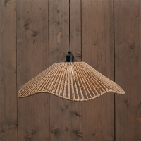 Anna Collection Solar Hanglamp | Naturel | 39 x 12 cm | 3 meter snoer met clip | IP44  LCO00457