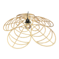 Solar Hanglamp | Naturel | 55 x 8 cm | 3 meter snoer met clip | IP44 LCO00662