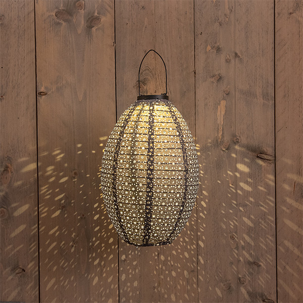 Anna Collection Solar lampion | Marrakesh | Ø 22 cm | Grijs | IP44  LCO00448 - 1