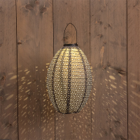Anna Collection Solar lampion | Marrakesh | Ø 22 cm | Grijs | IP44  LCO00448