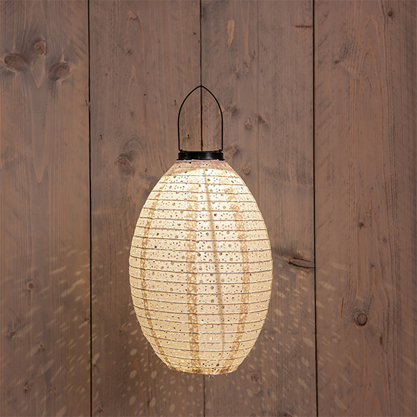 Solar lampion | Marrakesh | Ø 22 cm | Zandkleur | IP44 LCO00449 - 1