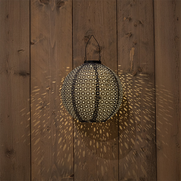 Anna Collection Solar lampion | Marrakesh | Ø 25.5 cm | Grijs | IP44  LCO00454 - 1