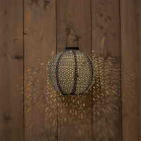 Anna Collection Solar lampion | Marrakesh | Ø 25.5 cm | Grijs | IP44  LCO00454