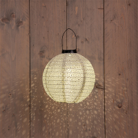 Anna Collection Solar lampion | Marrakesh | Ø 25.5 cm | Olijfgroen | IP44  LCO00456