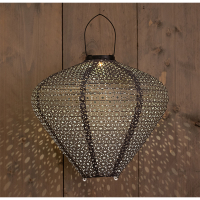 Anna Collection Solar lampion | Marrakesh | Ø 33 cm | Grijs | IP44  LCO00451