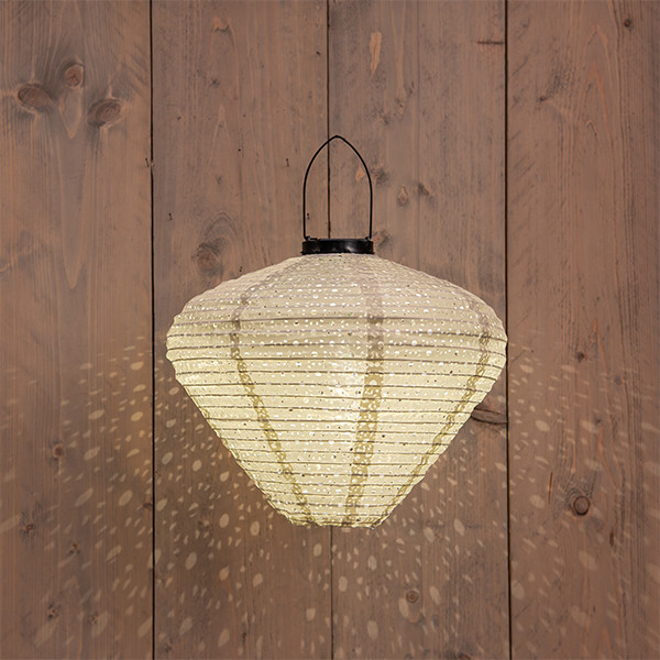 Anna Collection Solar lampion | Marrakesh | Ø 33 cm | Olijfgroen | IP44  LCO00453 - 1