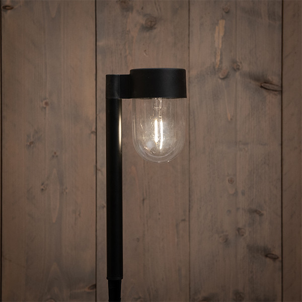 Anna Collection Solar sokkellamp op steker l Warm wit | Rond | IP44 | Zwart  LCO00466 - 1